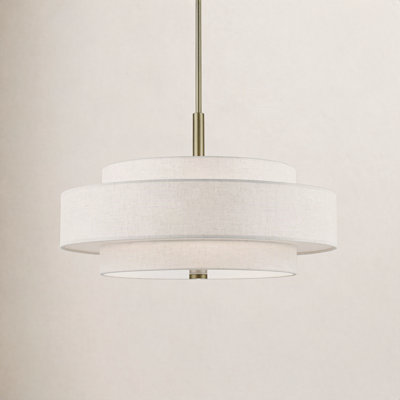 Arly 5 - Light Dimmable Drum Chandelier