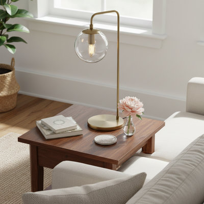 Galen Glass Globe Desk Lamp