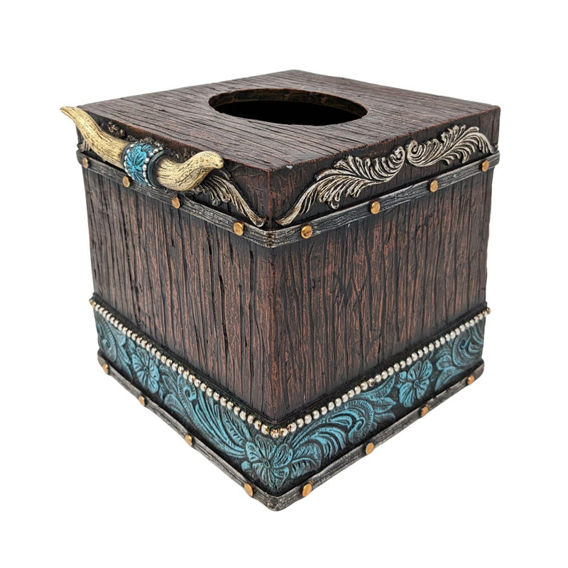 Couvre-boîte en mouchoir en résine