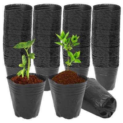 500pcs Plastic Nursery Pots