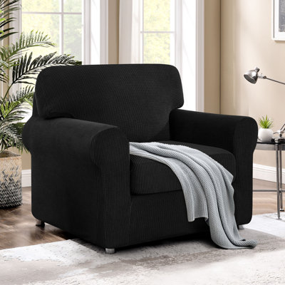 Stretch Separate Box Cushion Armchair Slipcover