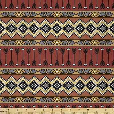 Dayvanee Horizontal Native Borders Multi-Purpose Fabric