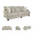 Asanti 98'' Upholstered Sofa