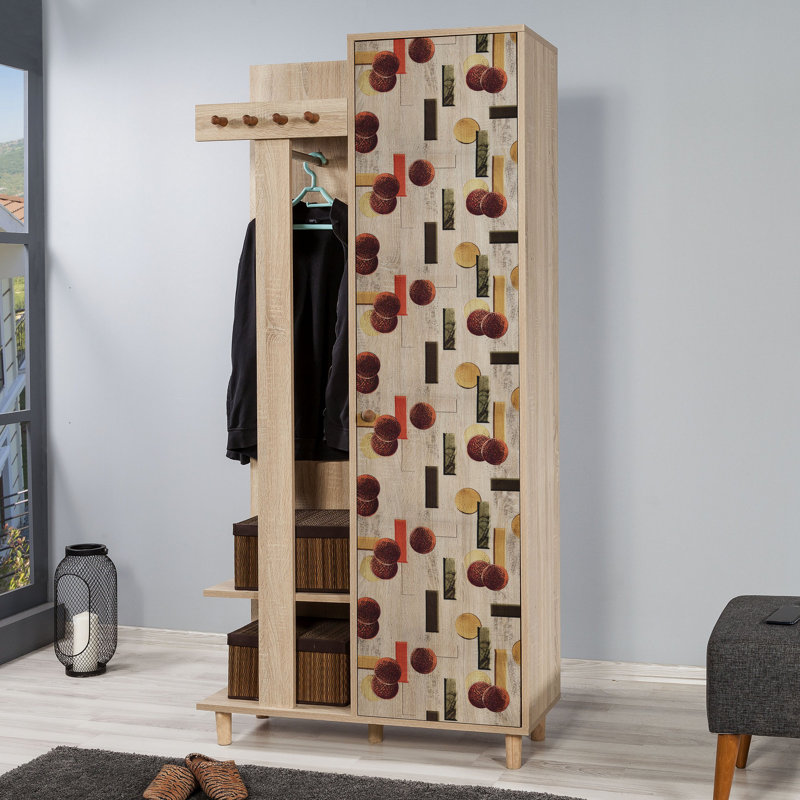 Portemanteau avec rangement pour chaussures Newark