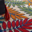 Tapis or, vert et bleu à motif floral pour l'intérieur et l'extérieur Eaglin-208556584