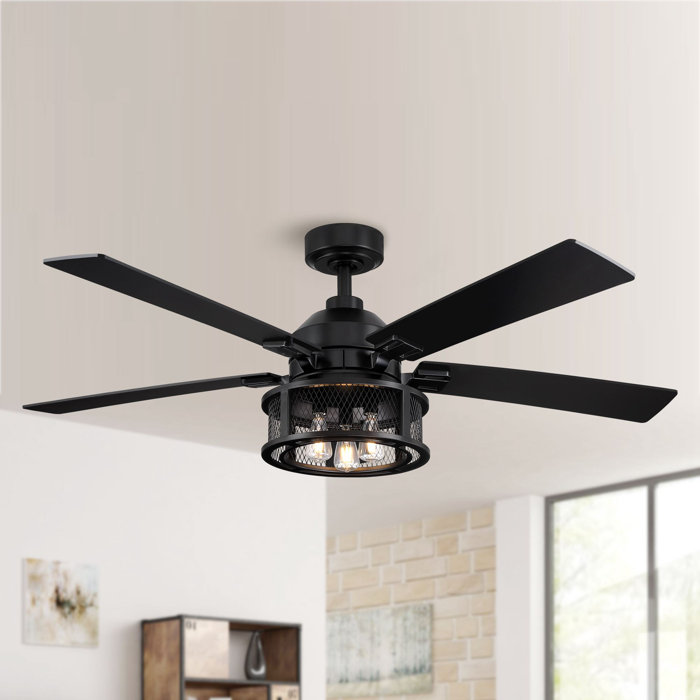Trent Austin Design® Rippeon 52'' Ceiling Fan with Light Kit & Reviews ...