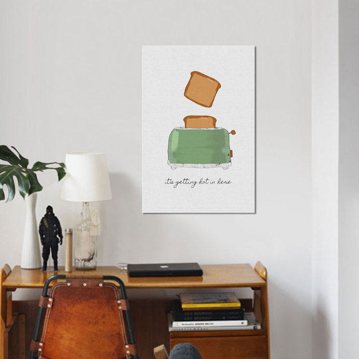 «It's Getting Hot in Here», impression sur toile, H 12 po x l 8 po x P 0,75 po, Toile tendue, Pas de tapis