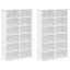  CD Cabinet Engineered Wood Media Storage Solution Modern Furniture Home
