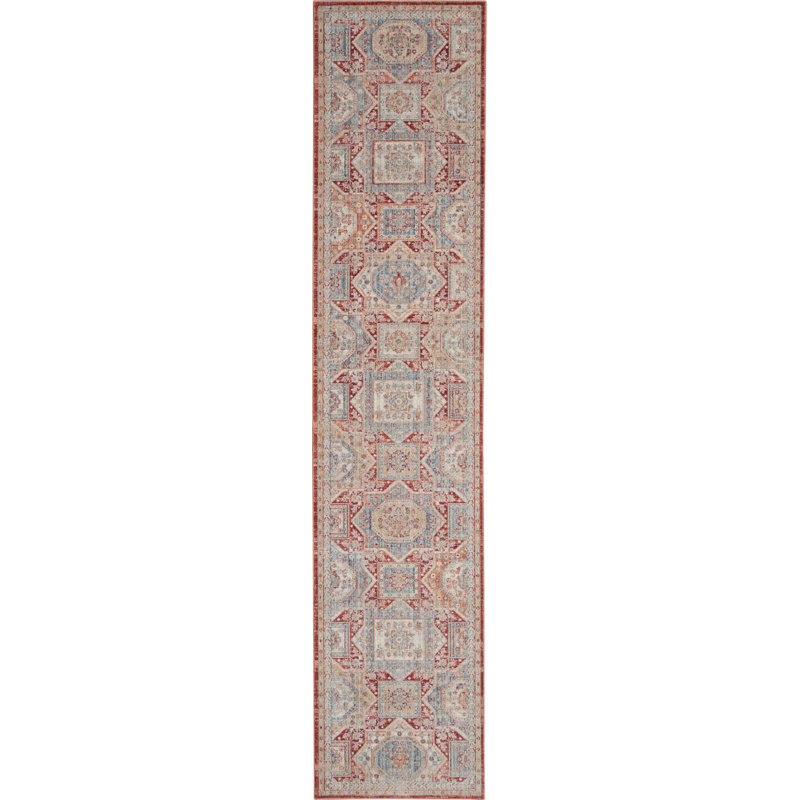 Oriental Indoor Rug, Runner 2'7" x 12'