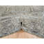 Tapis gris en laine noué à la main 8 pi 3 po x 10 pi