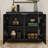 Dorcus 39'' Buffet Sideboard Accent Cabinet-147364763