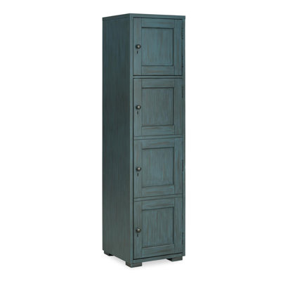 Casier de style champêtre de 18 po de large avec 2 portes et 2 tablettes réglables Lake House
