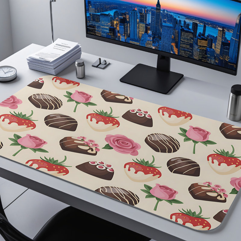Polyester Desk Pad, 31.5x15.5