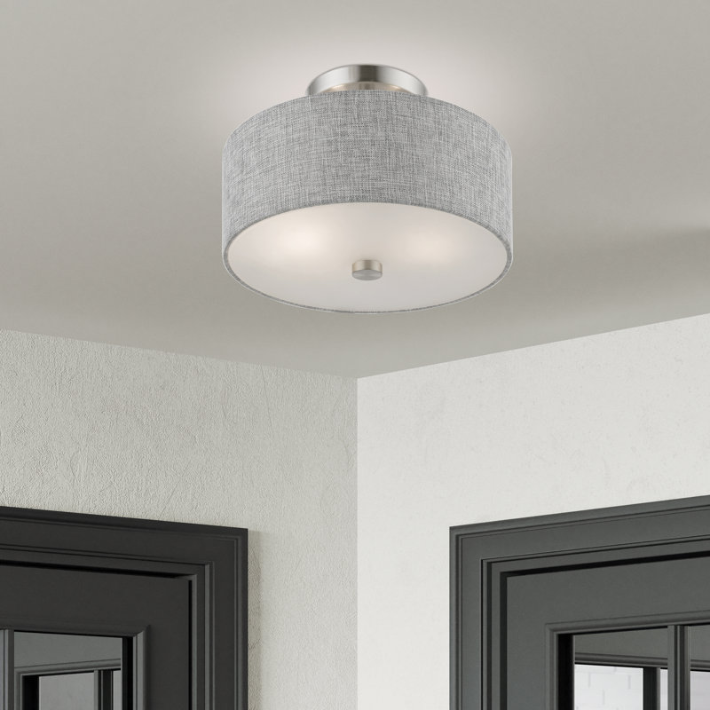 Plafonnier semi-encastré 2 lumières 11 po Audronis