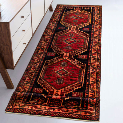 Konya Anatolian Navy Rug 3'7" x 13'1"