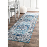 Anstice Oriental Aqua Area Rug