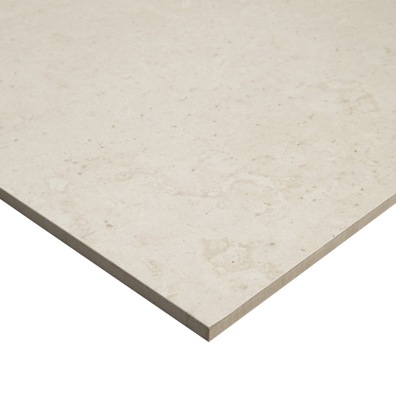 Mele 24 in. x 48 in. Lappato 3D Porcelain Stone Look Floor And Wall Tile, Crema Luna