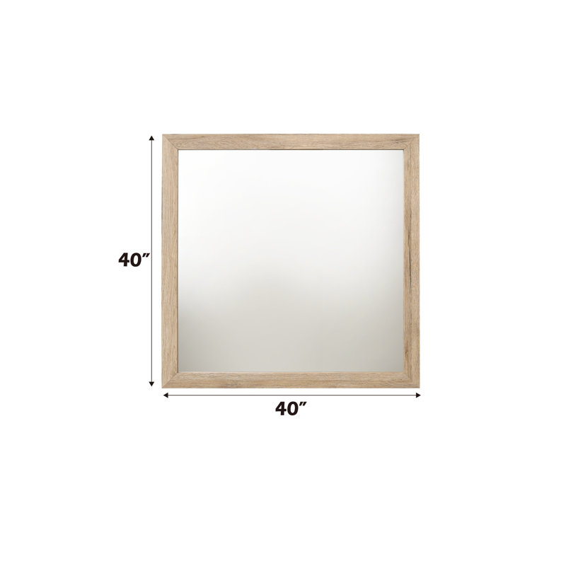 Miroir de meuble-lavabo carré 43 po Miquell