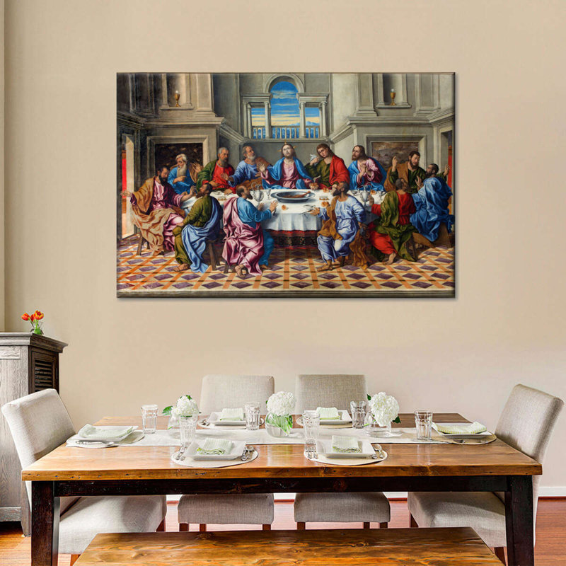 «Last Supper The final souper», reproduction sur toile, H 8 po x l 12 po x P 1 po