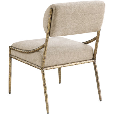 Bastille Chenille Fabric Upholstered Dining Side Chair