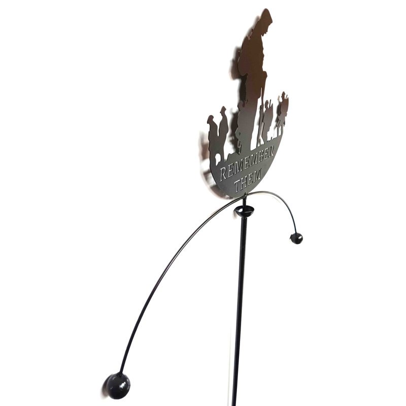 Abimbola Metal People Garden Stake