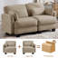 Causeuse modulaire en chenille, 1 pièce, causeuse, chameau, coussins en mousse à haute résilience Channel-1003150825