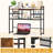 Desk Hutch Dorm, Countertop Storage Hutch With 5 Shelves For Computer Desk, Multipurpose Wood Desktop Display Organizer Rack For Home Office Dorm