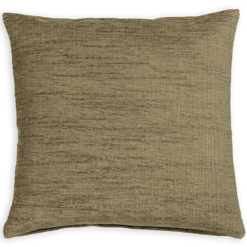 Coussin Haven, Vert, polyester, Carré 16 po