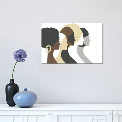 " Multicultural Women Profile " by LouLouArtStudio