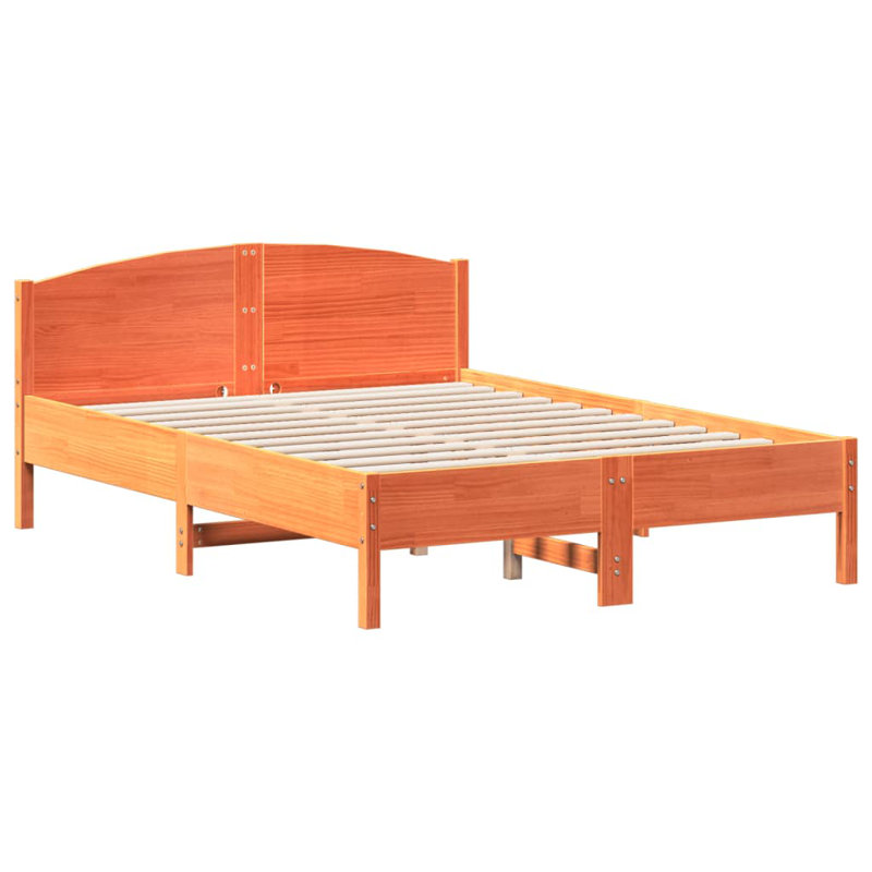 Jessamine Solid Wood Bed, Small Double (4')