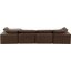 Canapé modulaire réversible en velours Hinesh-87141407