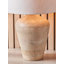 Taika Antique Textured Wood Table Lamp Base-112260166