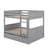 Full Over Full Bunk Bed With Trundle-1155272291