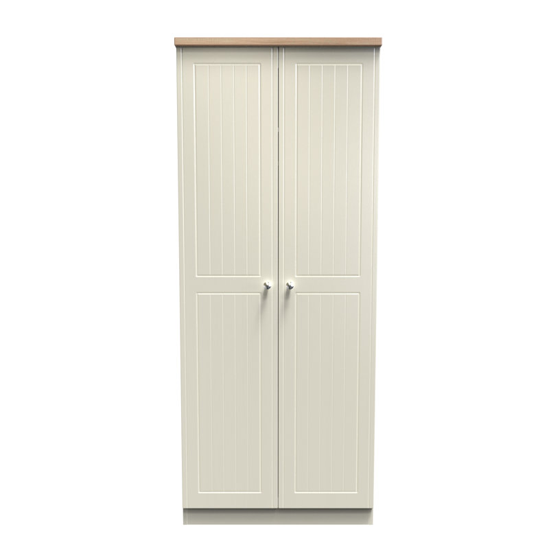 Adale 2 Door Wardrobe in Ash & Bardolino Oak