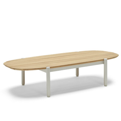 Terra Outdoor Oval Teak Coffee Table