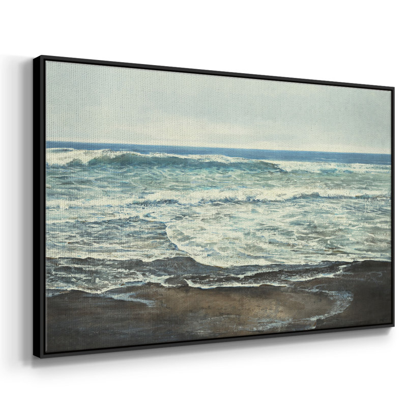 Coastal Reflection, reproduction d'art sur toile, H 41 po x l 27 po x P 2 po, Noir