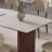 Mid-Century Solid Wood & Slate Dining Table-2138715205-2138715204