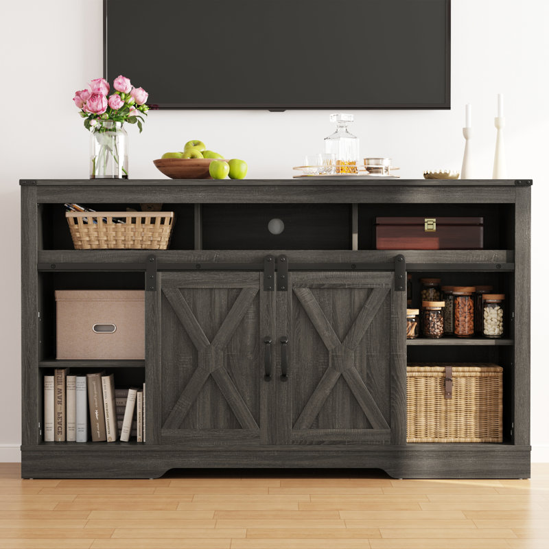 Milaun TV Stand for TVs up to 70", Grey