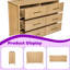 Buffet avec 6 tiroirs et 48 tiroirs en bois massif-562142303