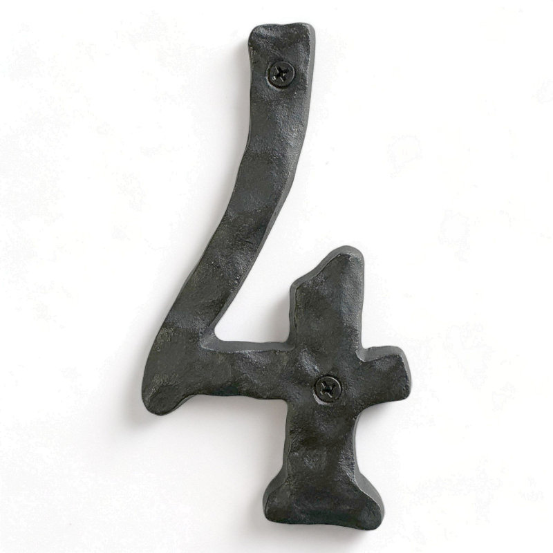 Numéro pour plaque d'adresse à fixer, 4