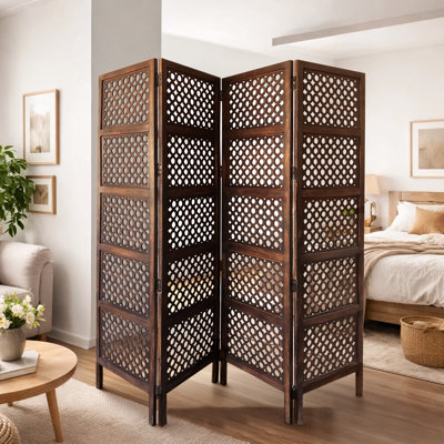 Aivaras 4 Panel 6ft Room Divider