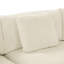 Grand canapé modulaire double rembourré en velours côtelé avec 3 sièges et coussins réglables en bois de couleur beige Canapé surdimensionné confortable Assemblage facile Aucun outil supplémentaire requis et sans effort