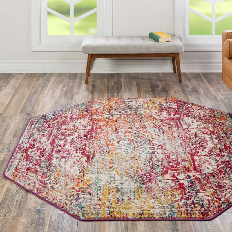 Robinne Oriental Indoor Rug, Octagon 6'1" x 6'1"
