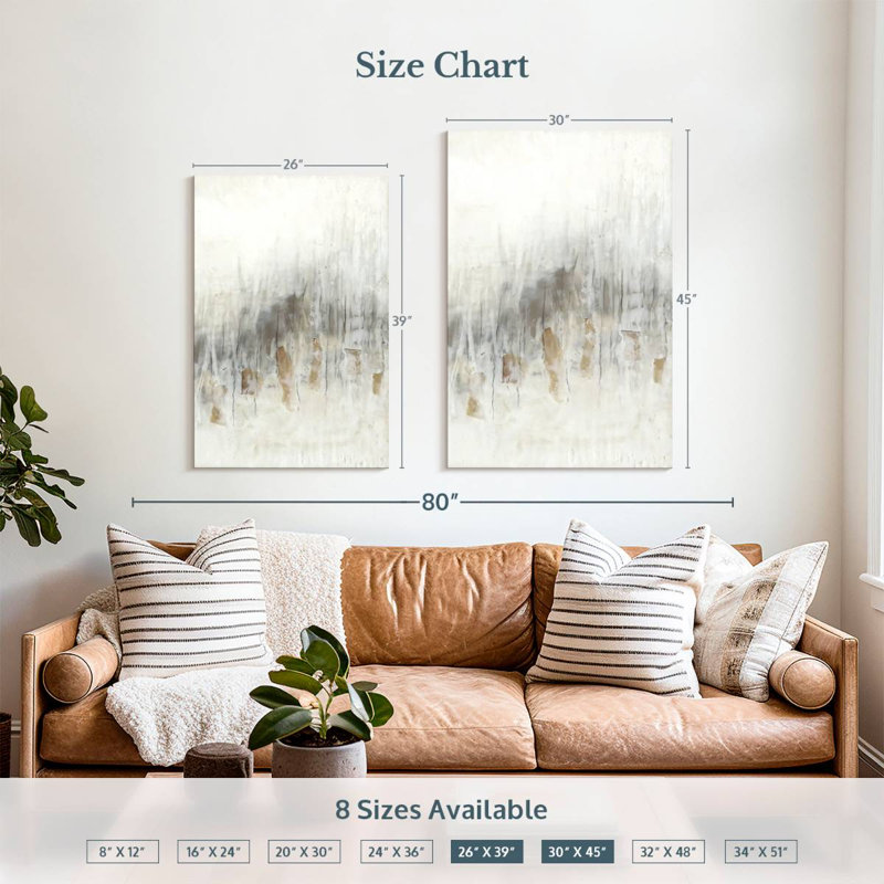 Avery Neutral Wave II, 39" H x 26" W