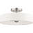 4 Light Semi Flush mount ceiling light fixture & Hand Crafted Off White Fabric-1253282956