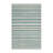 Washable Powder Blue White Striped Area Rug-102920125