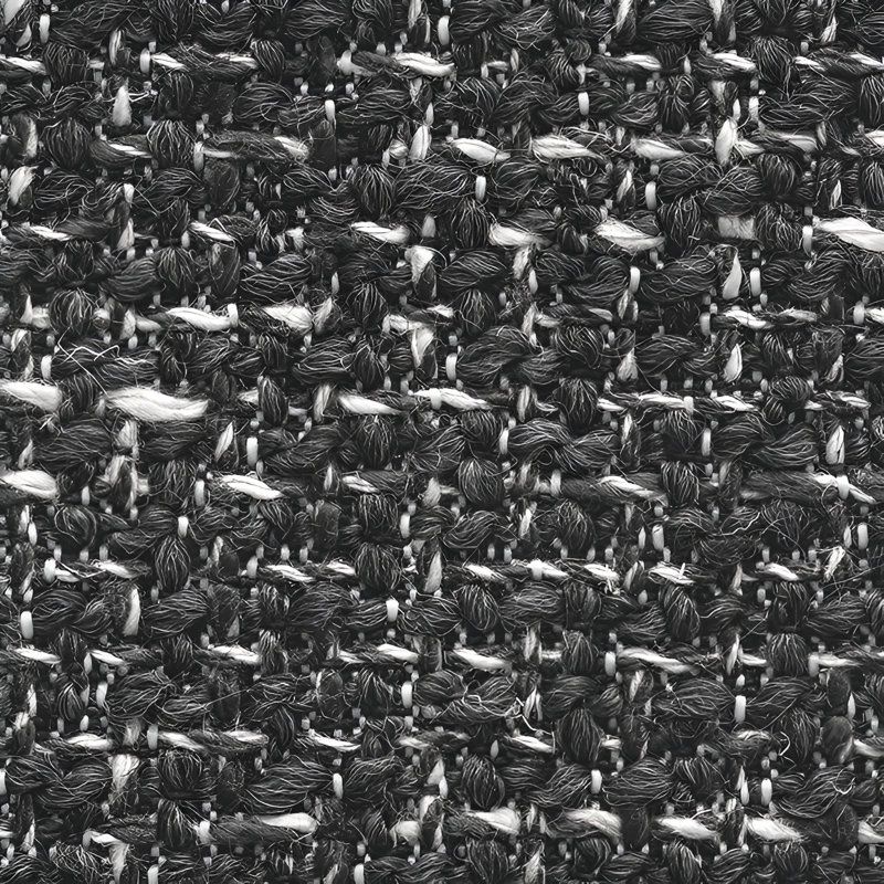 Tabouret rembourré Oleandro, Taupe, Noir mat