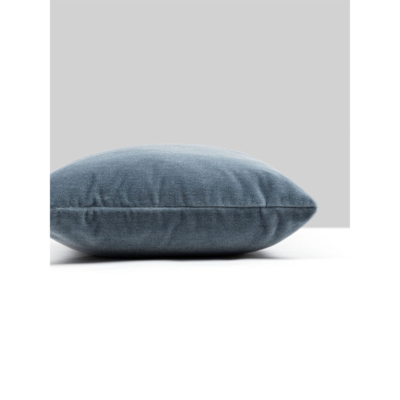TUDOR VELVET PILLOW, Federal Blue, Rectangle - 22"H x 14"W