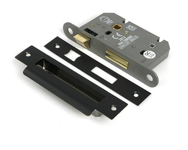 Heavy Duty Bathroom Lock, Aged Bronze