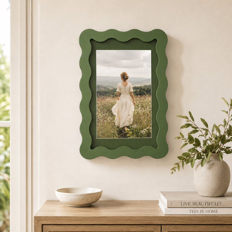 Green Wood Picture Frame